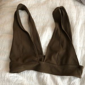 URBAN OUTFITTERS green bralette / top